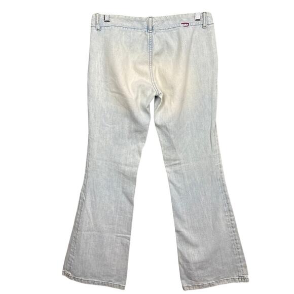 VTG Y2K Diesel Low Rise Flare Jeans Selvedge Hem Only The Brave Italian SZ 27 - Picture 3 of 12